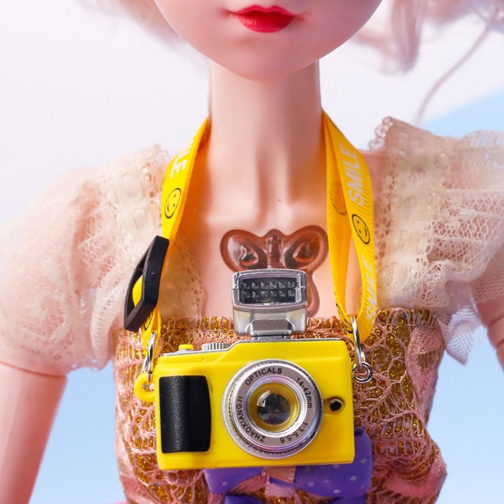 4 PCS Mini Vintage Camera Toys - Dollhouse Decor & Costume Accessories For Labubu Dolls