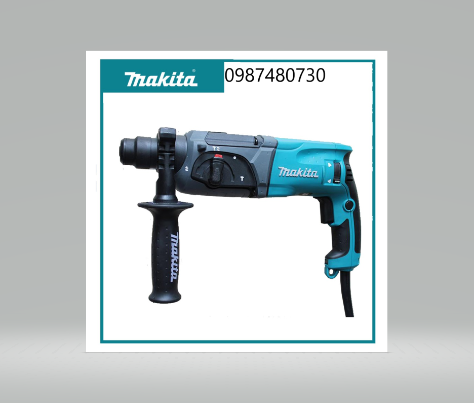 Máy khoan bê tông Makita HR2470F 3 chúc năng khoan sắt , gỗ , khoan bê tông và đục bê tông - Điện máy hiếu hùng