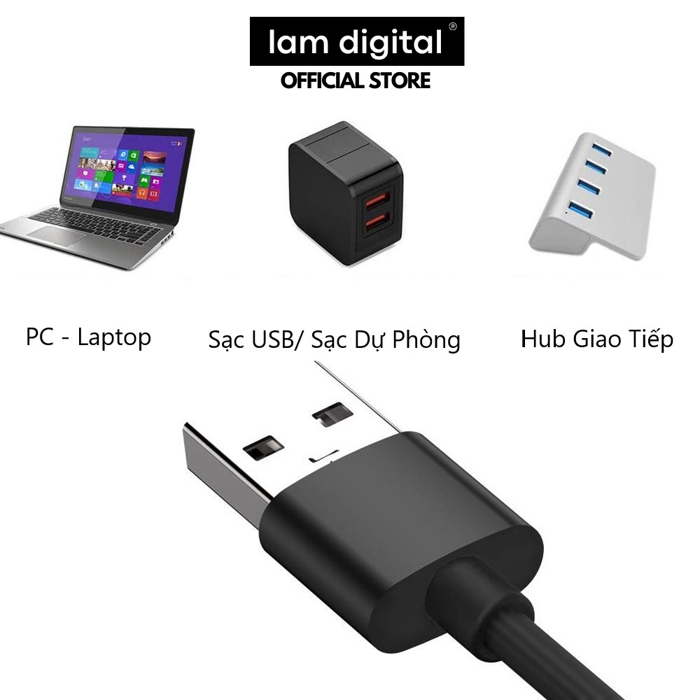 Cáp Chuyển Từ Type C sang USB 3.0 Đầu Dương