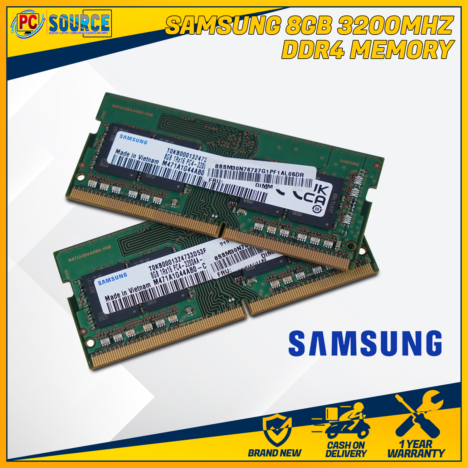 Samsung 8gb Ddr4 3200mhz Laptop Rams Ddr4 8gb 1rx16 Pc4 3200aa Sc0 11 M471a1g44ab0 Cwe
