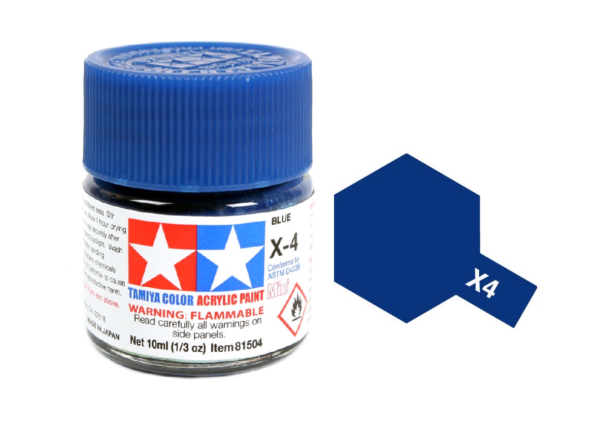 Acrylic mini ( X1 ~ X21) sơn mô hình gốc nước 10ML Tamiya