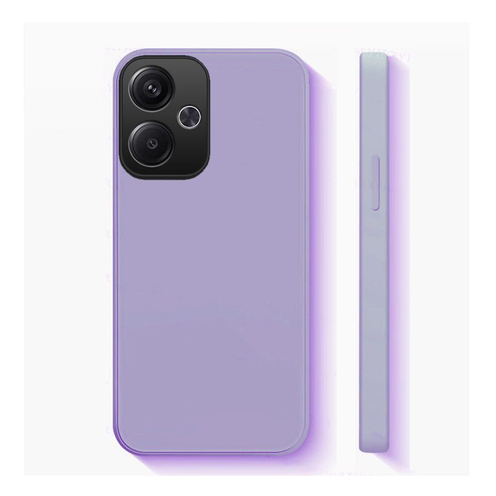 For Xiaomi Poco M6 Case Soft Silicone Liquid Lens Protection Soft Slim For Xiaomi Poco M6 4G Back Cover Phone Cases.