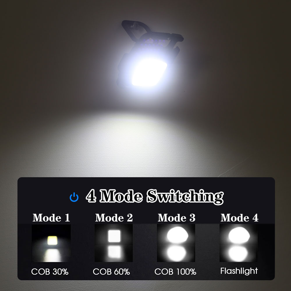 Mini LED Pocket Flashlight Keychain Light Portable Mutifuction Flashlight Work Light USB Rechargeable With Corkscrew for Outdoor Camping Light Small Light