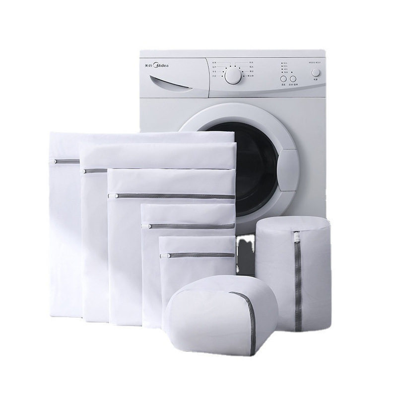 1PC%20White%20Durable%20Large%20Washing%20Laundry%20Bag%20Mesh%20Organizer%20Net%20Dirty%20Bra%20Socks%20Underwear%20Shoe%20Storag%20Wash%20Machine%20Cover%20Clothes%E3%80%80Junna%20-%20Image%202