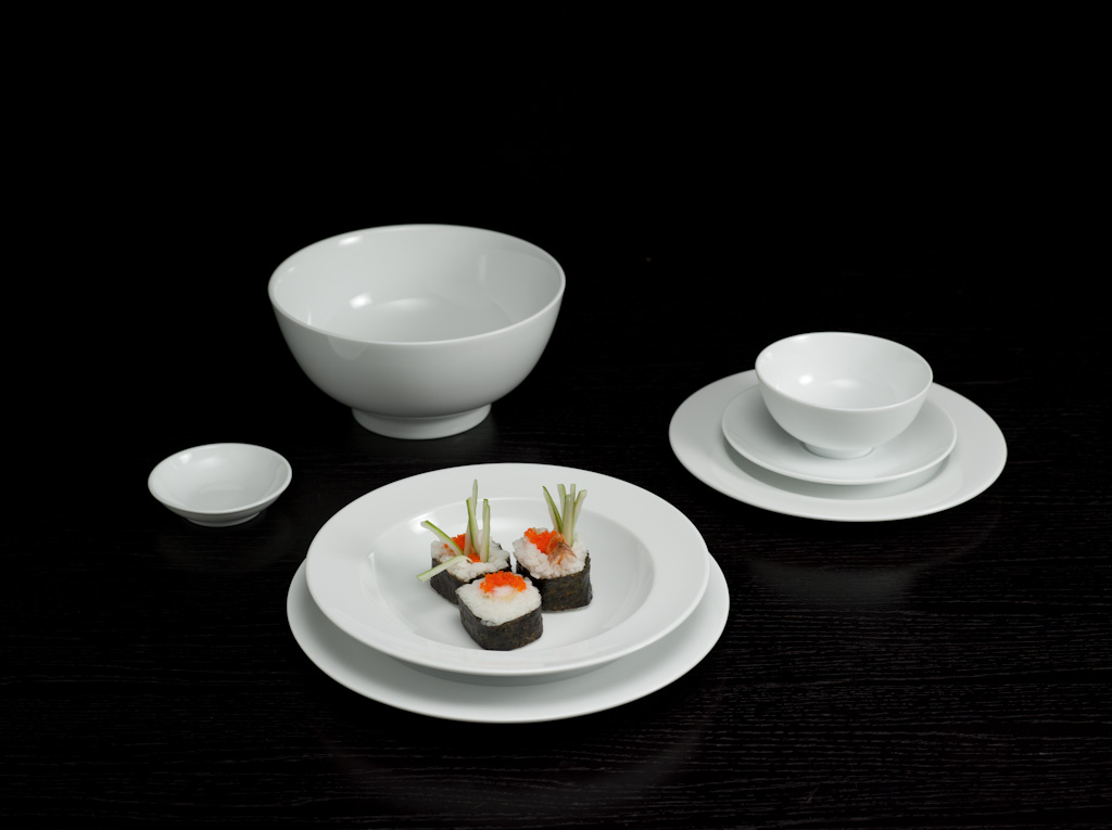 Tô Thấp Minh Long 20cm Jasmine Lys Trắng Ngà