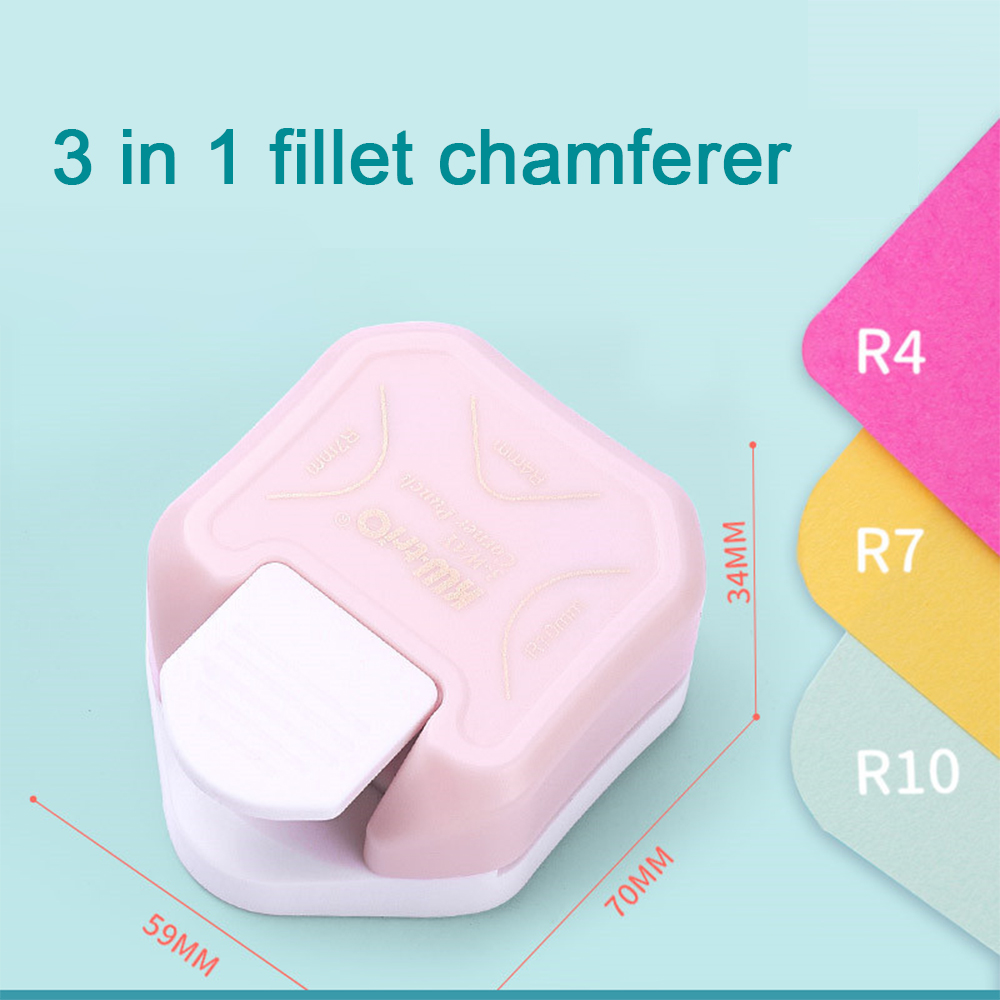 【LuxeGlow】3 In 1 Plastic Punching Machine R4 R7 R10 Round Corner ...