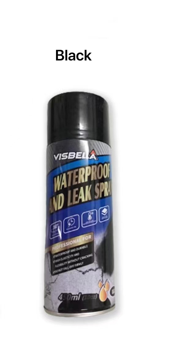 Visbella Waterproof and Leak Spray Black,White 450ml (Black