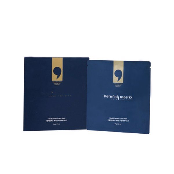 Hộp 4 Miếng Mặt Nạ Derm all Matrix Facial Dermal-care Mask 35gr / miếng mẫu mới