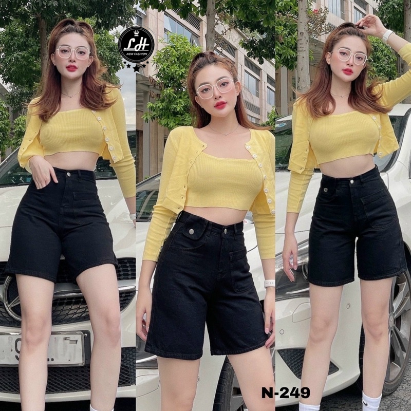 Quần jean ngố rộng MS 249
