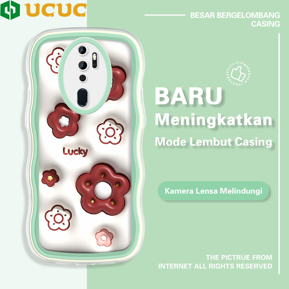 Local Ready Ucuc Case Casing Ponsel Untuk Oppo A96 A95 A93 2020 A92 A91 A9 2020 Mode Lembut 3812