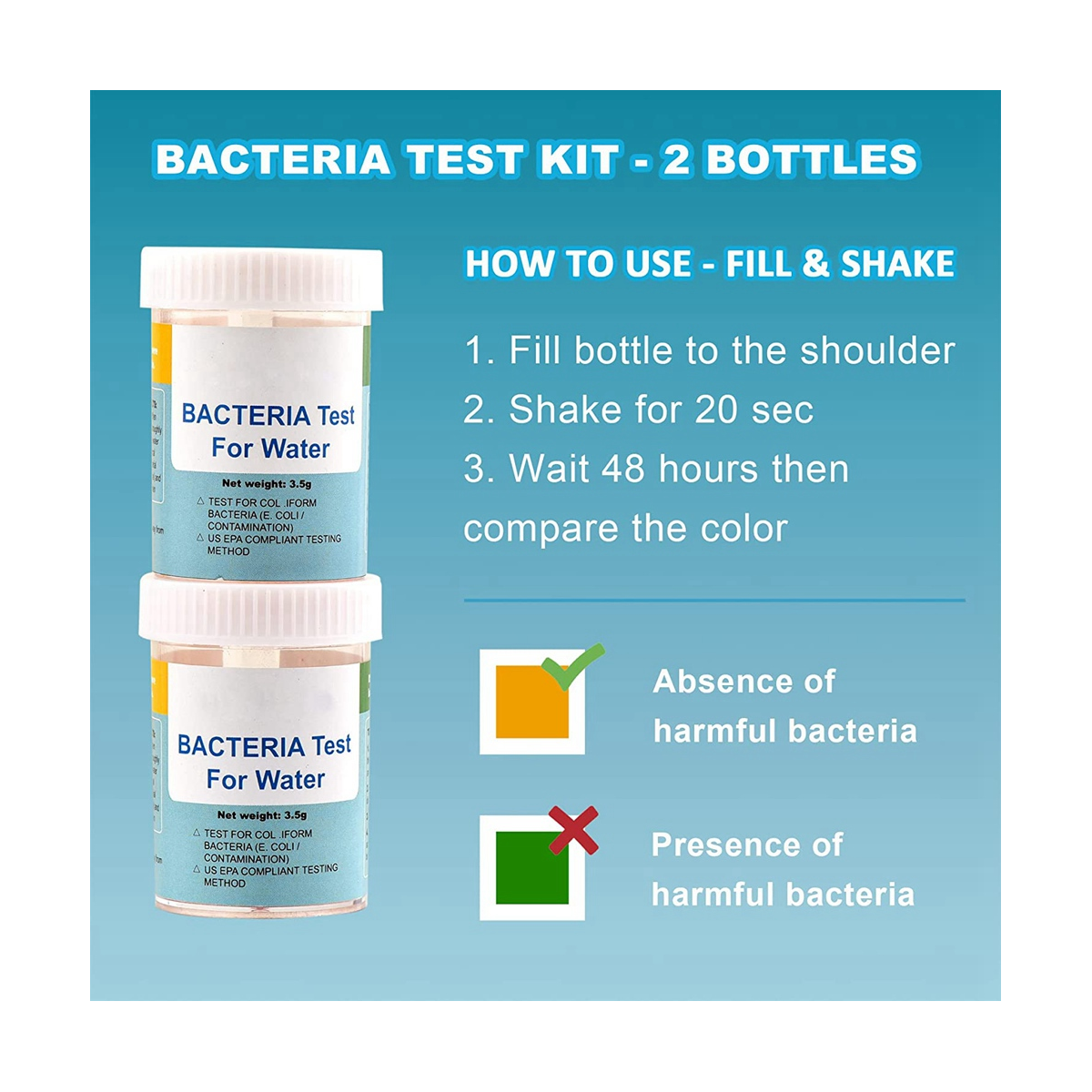 17-In-1 Complete Water Test Kit Water Testing Kits for Home, for Drinking Water Easy Testing, PH, Lead