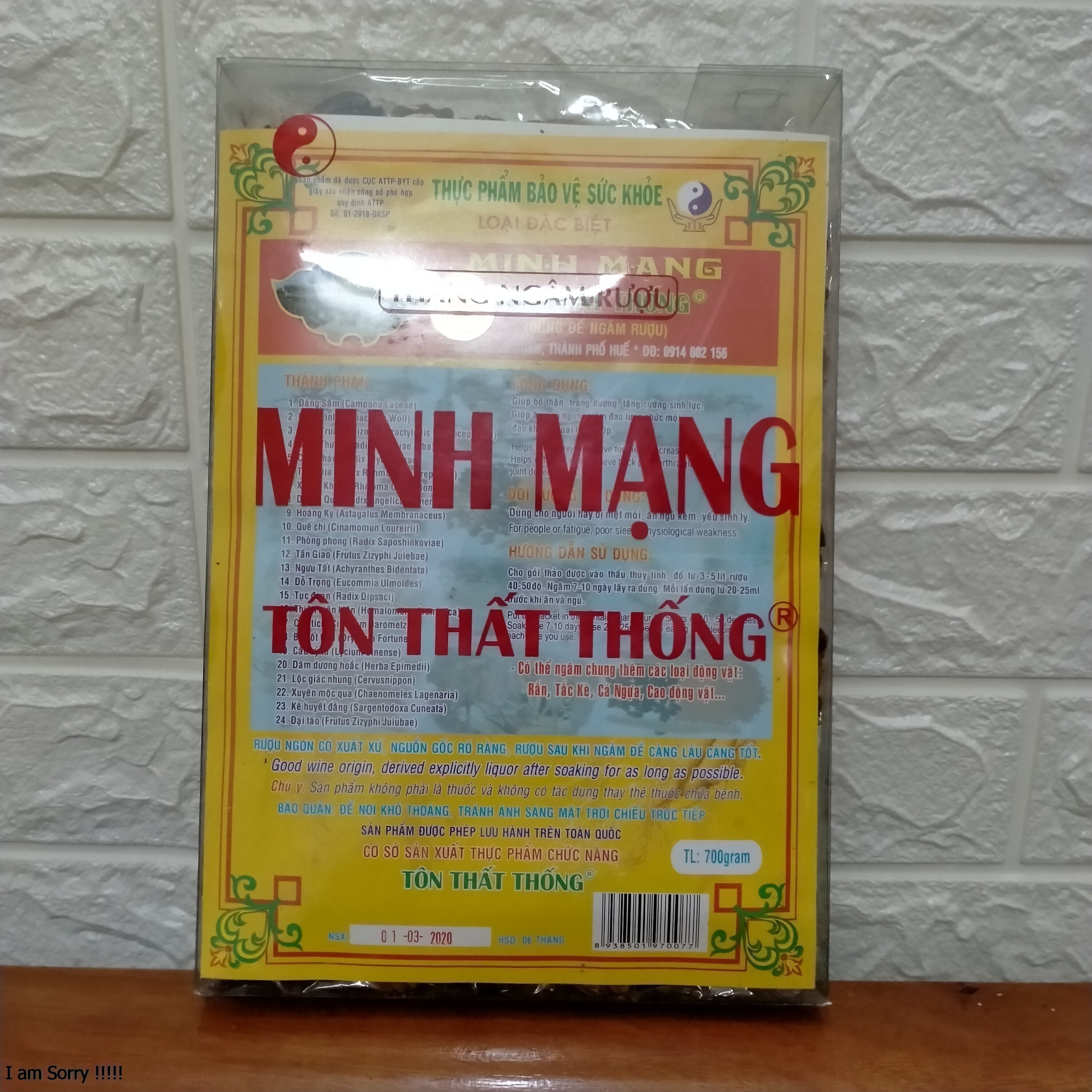 Minh mạng thang Tôn Thất Thống ( chính hãng )