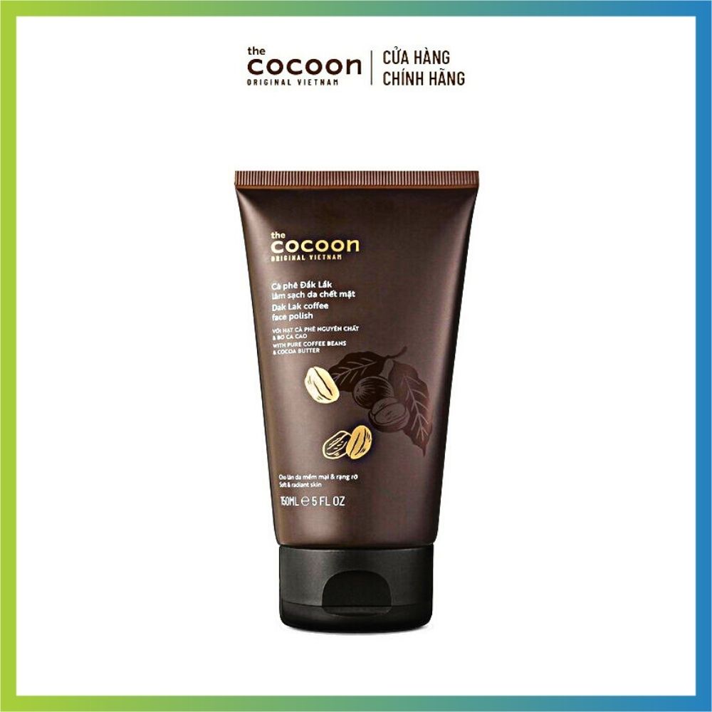 Cà Phê Đắk Lắk Cocoon Làm Sạch Da Chết Cho Mặt 150ml