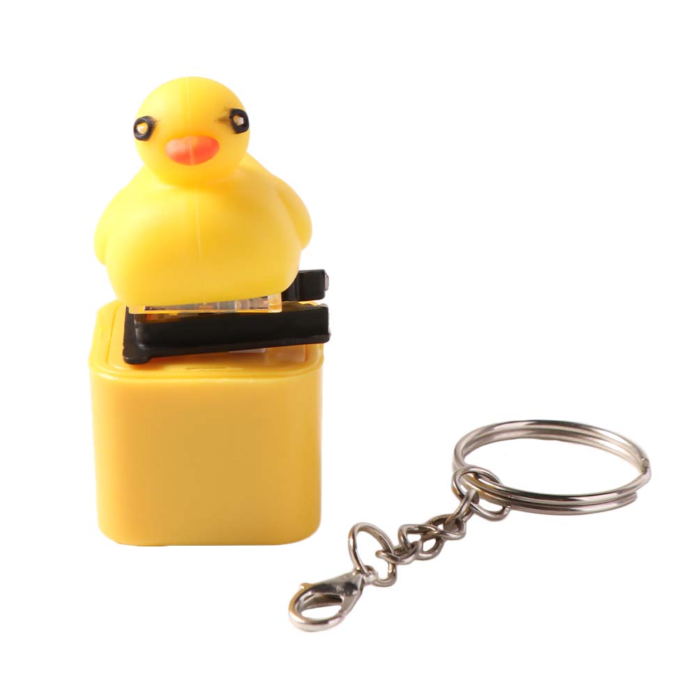 Key Chains Plastic Croaking Frog Duck Keychain Fingertip Button With ...