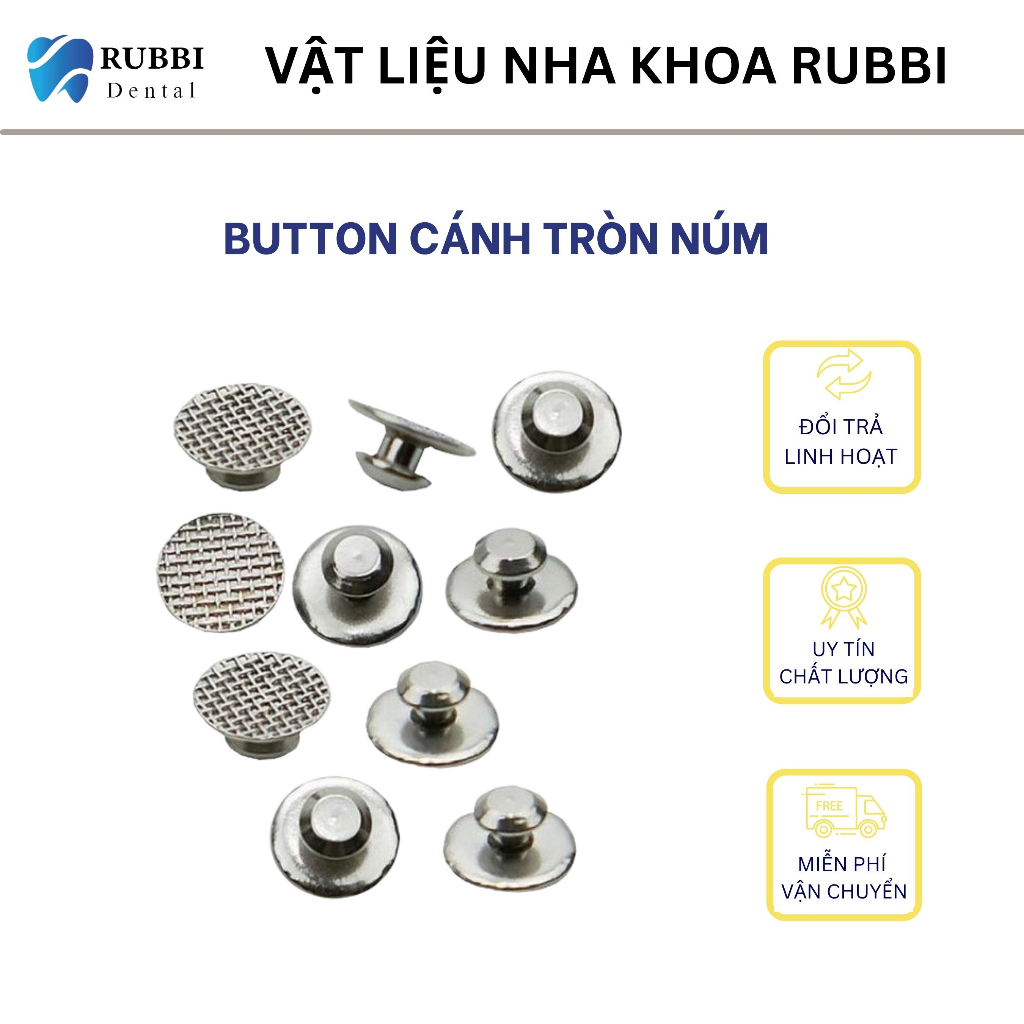 Button cánh tròn núm chỉnh nha dễ thao tác