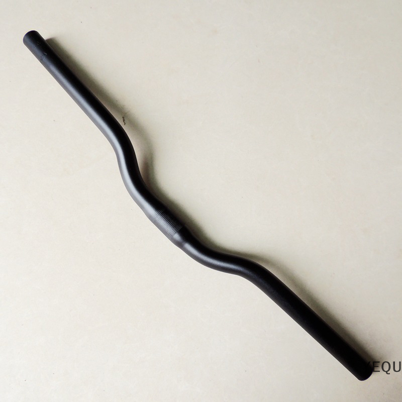 YEQU Swallow ghi đông xe đạp leo núi Xe đạp leo núi màu đen mờ 25.4*620mm Phụ tùng xe đạp leo núi