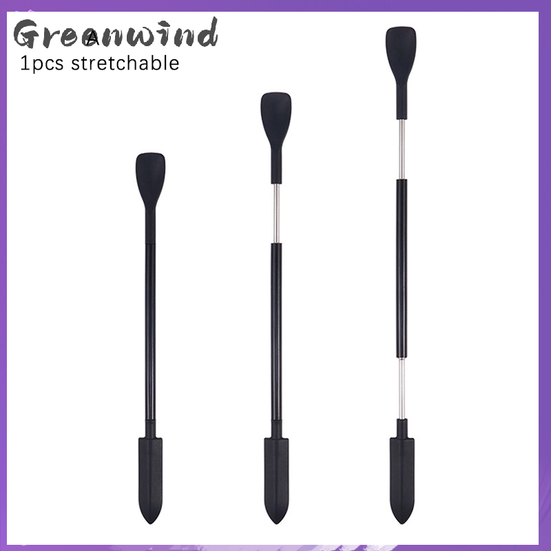 Greenwind Silicone Mini Spatula Jar scraper Scoop tip dài hai đầu mỹ phẩm muỗng