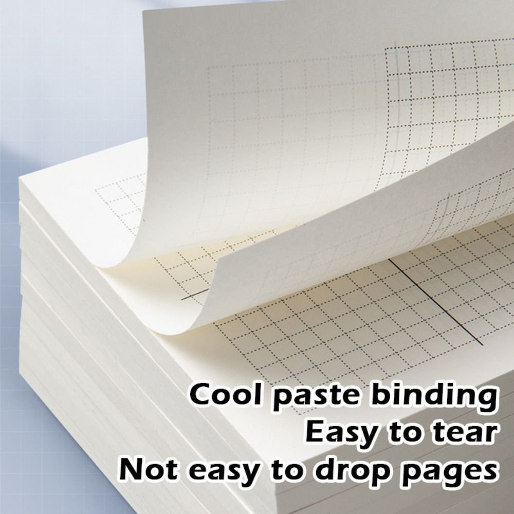 Draft Notepad Minimalist 64K Notepad Tearable With Axis Draft Book Portable Graphing ...