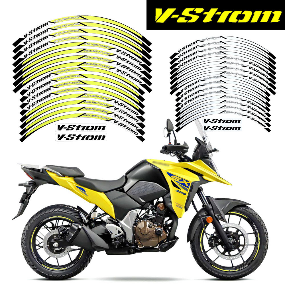 สติกเกอร์สะท้อนแสงสำหรับ Suzuki V-Strom 650 SX Vstrom 1050XT ผจญ