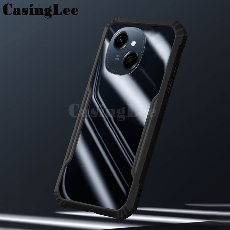 For Tecno Spark Go 1 Case Transparent Clear Air Protector Soft Frame Hard Shockproof Armor For ( Tecno Spark Go 1 ) Back cover Phone Cases.