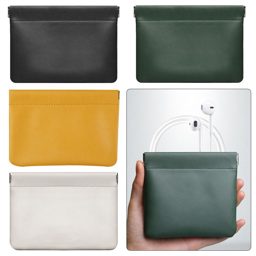 Mini power charger papers cell phone bag organizer data cable earphone protective case