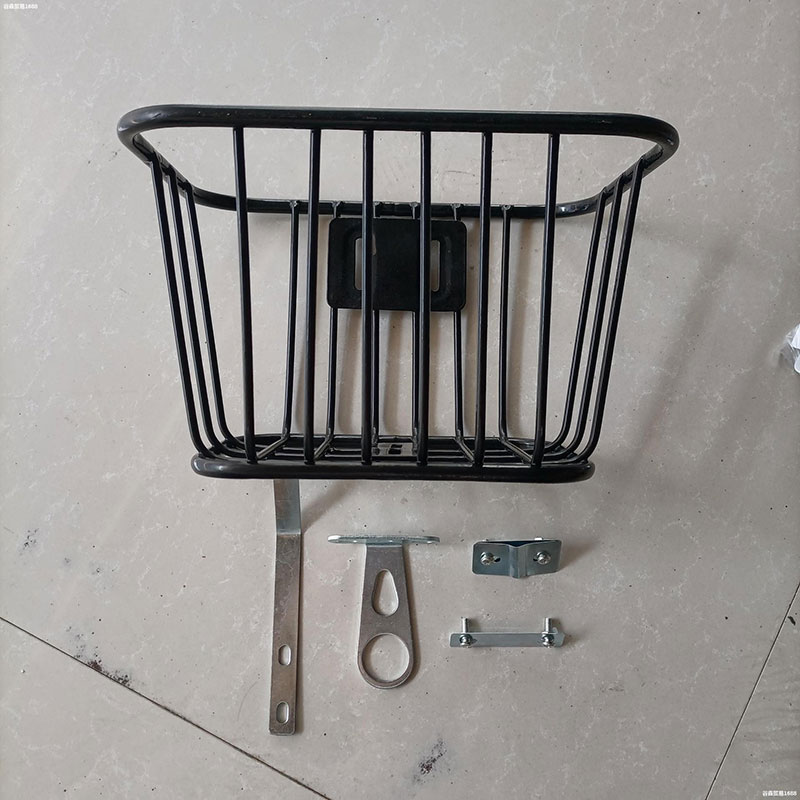 SBART Bicycle frame basket stroller basket iron basket accessories universal kids front basket inch bicycle children's basket