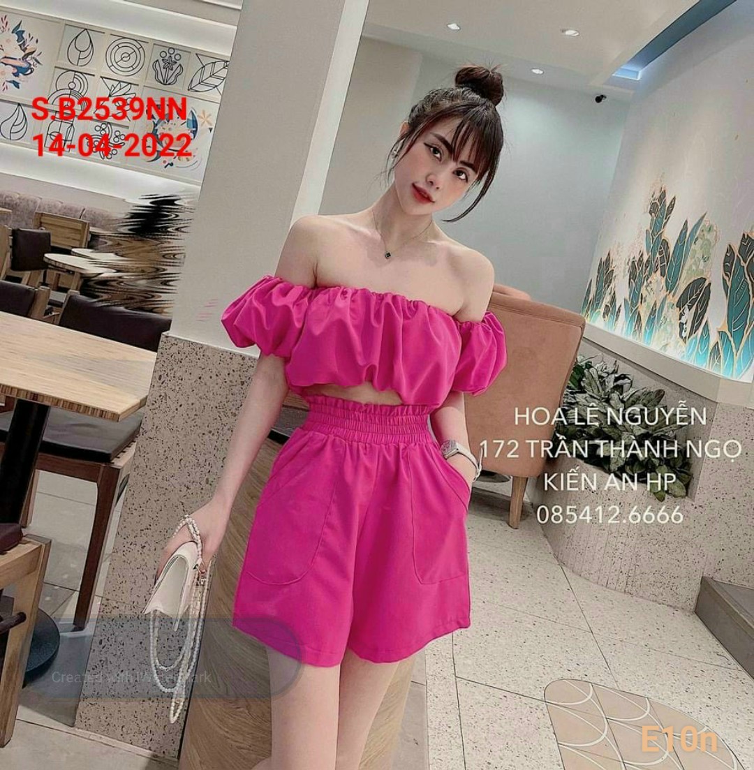 Sét kate có mút ngực bèo vai xinh ld22