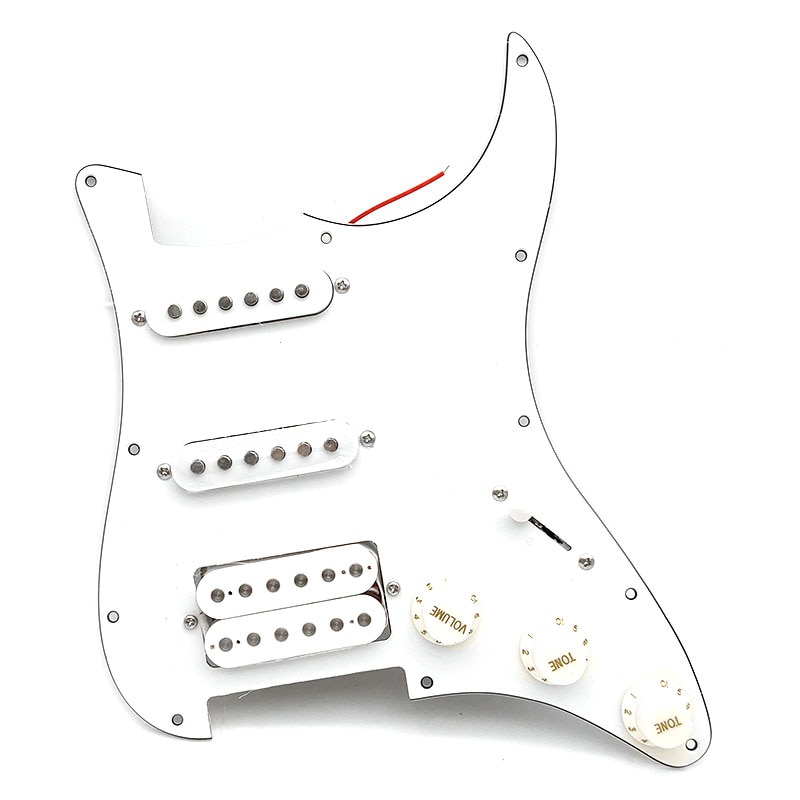 1Pcs SSH Electric Guitar Pickguard Pickup Wi Loaded Prewired Pickguard SSH Guitar Pickguard Scratchplate Pickup Assembly