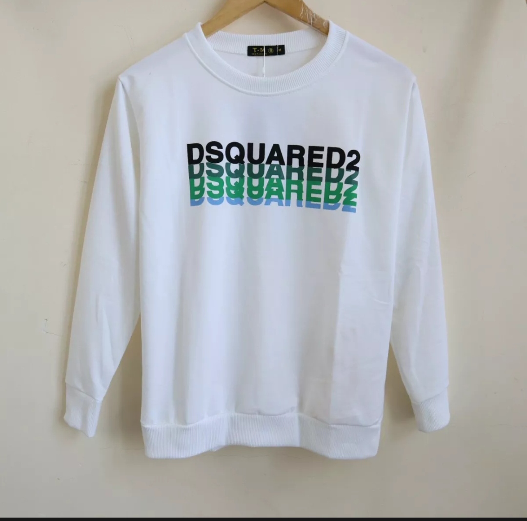 Áo nỉ nam nữ cổ tròn - sweater unisex họa tiết chữ phối màu hot hit