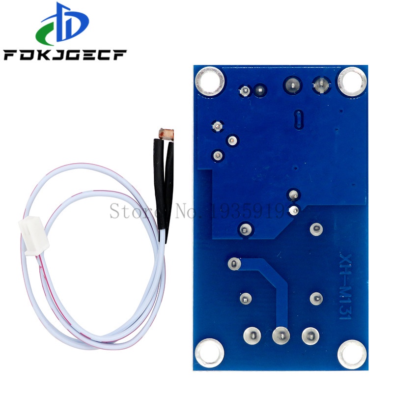 XH-M131 DC 5V / 12V Ánh Sáng Công tắc điều khiển Rơle quang điện trở Module cảm biến thăm dò 10A độ sáng tự động mô-đun điều khiển mạch tích hợp