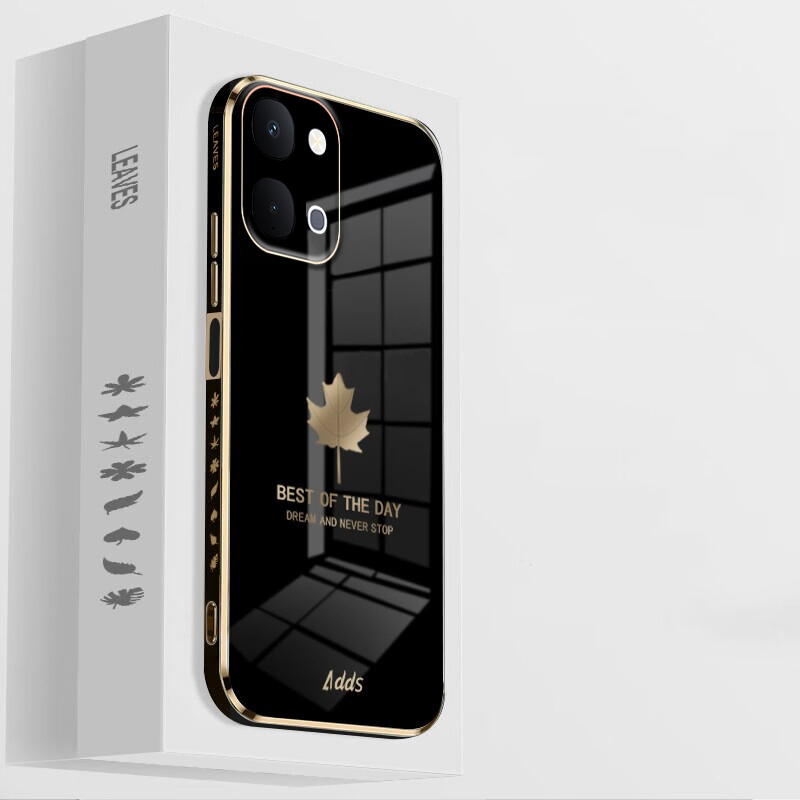 Phone case For VIVO Y31D Pro / IQOO Z11X Back cover Soft Shining Maple Leaves Design Cover For VIVO Y31D Pro / IQOO Z11X Cover cases