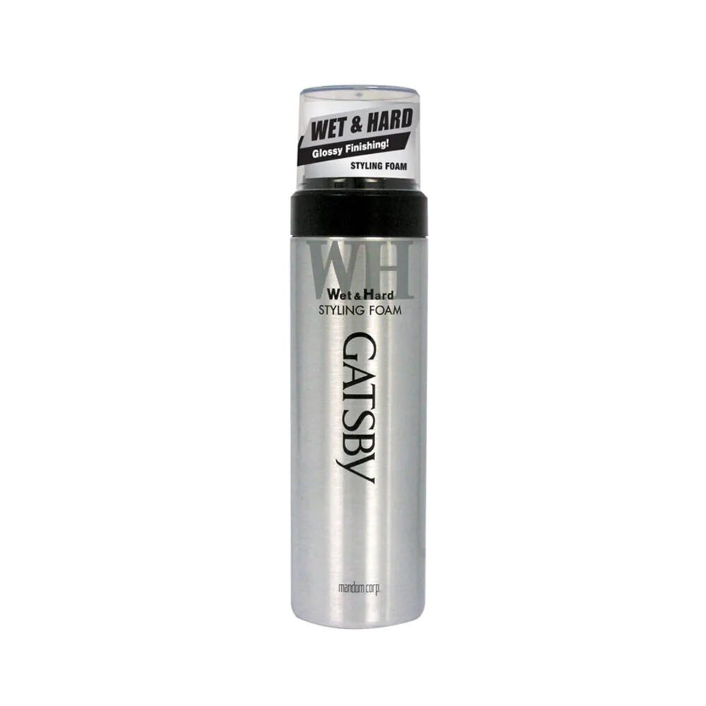 GATSBY Styling Foam Wet & Hard Spray 185g (Exp 2025) Lazada