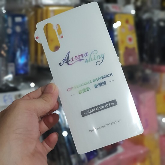 "Dán dẻo PPF cho Samsung Note 10/ Note 10 Plus Full màn hình chống trầy xước ( trong suốt )
