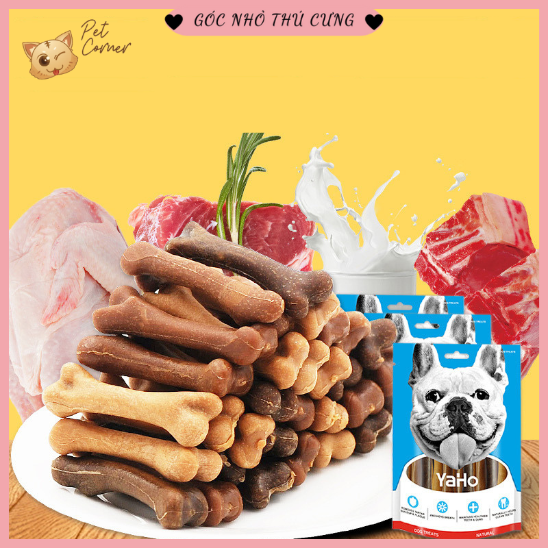 [Gói 30 chiếc] Xương gặm làm sạch răng, thơm miệng cho chó