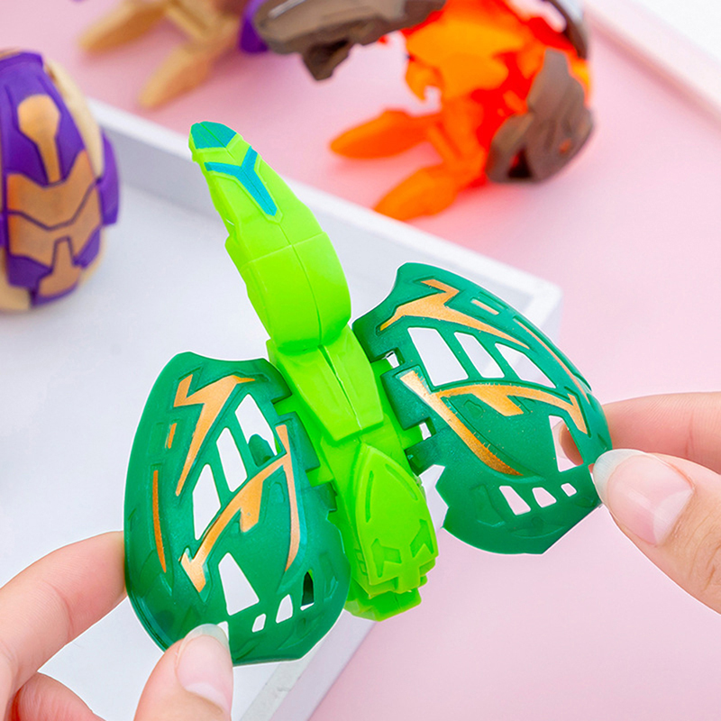 🔥🔥🔥Sarawake 1Pc Dinosaur Eggs Transforming Toy Simulation Deformation Dinosaur Transform Twisting Children Educational Toys Kids Gift