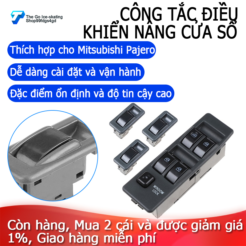 Window lifter control switch front rear left right for mitsubishi pajero mr753373 mr731813