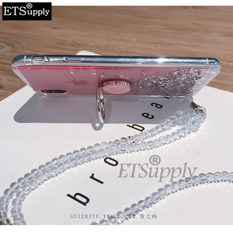 Phone case OPPO K12X 5G Shiny Ring Glitter Soft Transparent Holder Stand with Ring Stars Moon Girls Back Cover OPPO K12X 5G Case. 