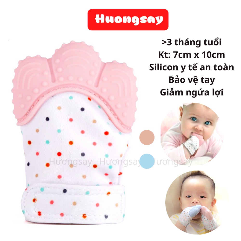 Găng tay gặm nướu Teether cho bé (1 GĂNG TAY)