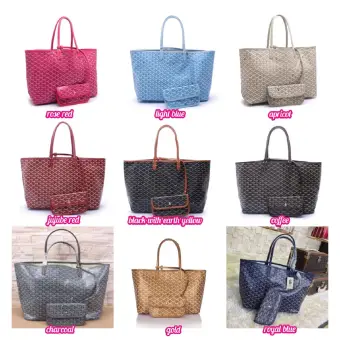 Emo G Oyards Tote Bag Quality Leather Handbags Goyards Bag Handbag Women Lazada Singapore