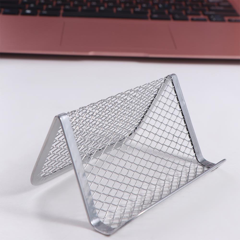 Card Stand Minimalist Display Bracket Mesh Card Metal Holder Metal Mesh ...