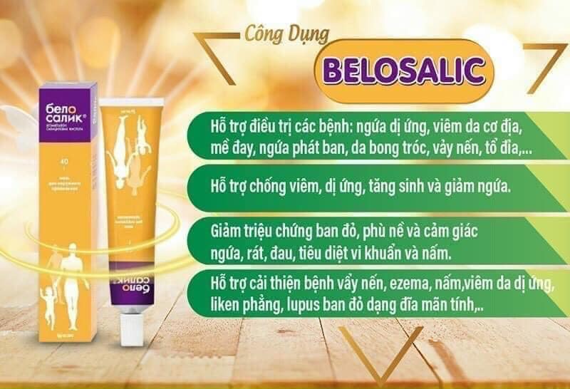 Kem bôi da cơ địa Belosalic Nga