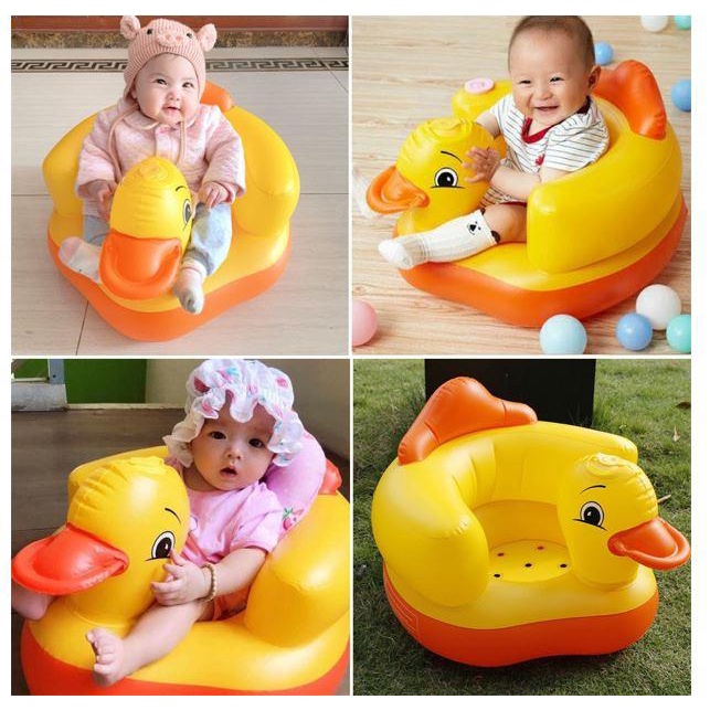 Ghế hơi tập ngồi cho bé hình vịt