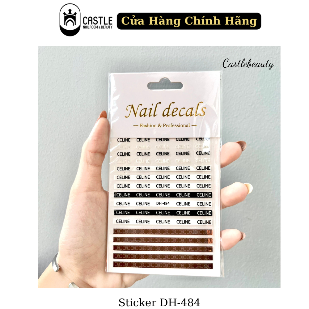 Sticker Dán Móng Thương Hiệu Hot Nhiều Mẫu Cập Nhật 2023
