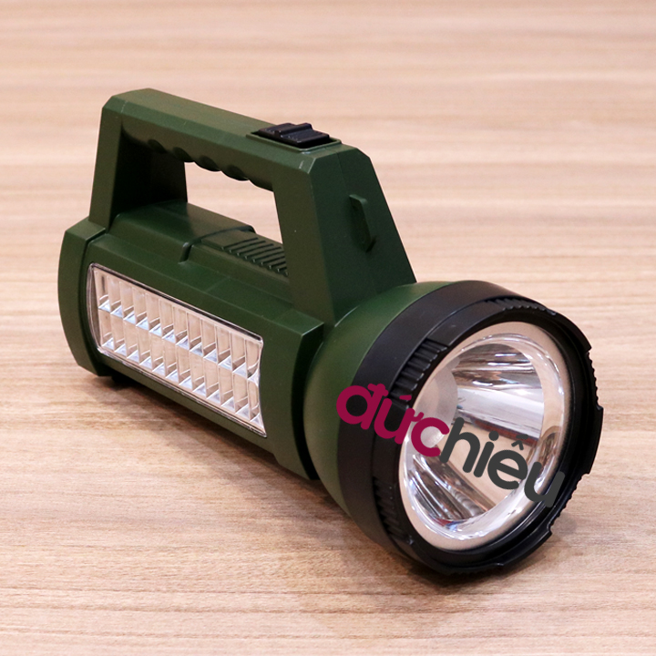 Đèn Pin Đa Năng Siêu Sáng ĐỨC HIẾU Tích Hợp Để Bàn Và Cầm Tay Tiện Lợi Cổng USB