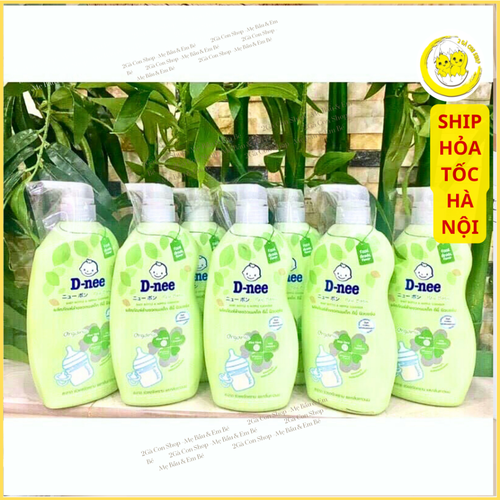 Nước rửa bình sữa cho bé Dnee 600ml
