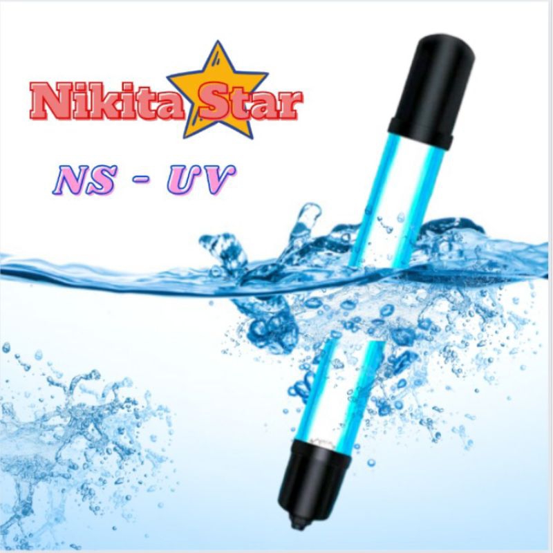 Lampu Aquarium UVC Sterilisasi Anti Lumut Bakteri NIKITA STAR NS UV 5 / 7 WATT