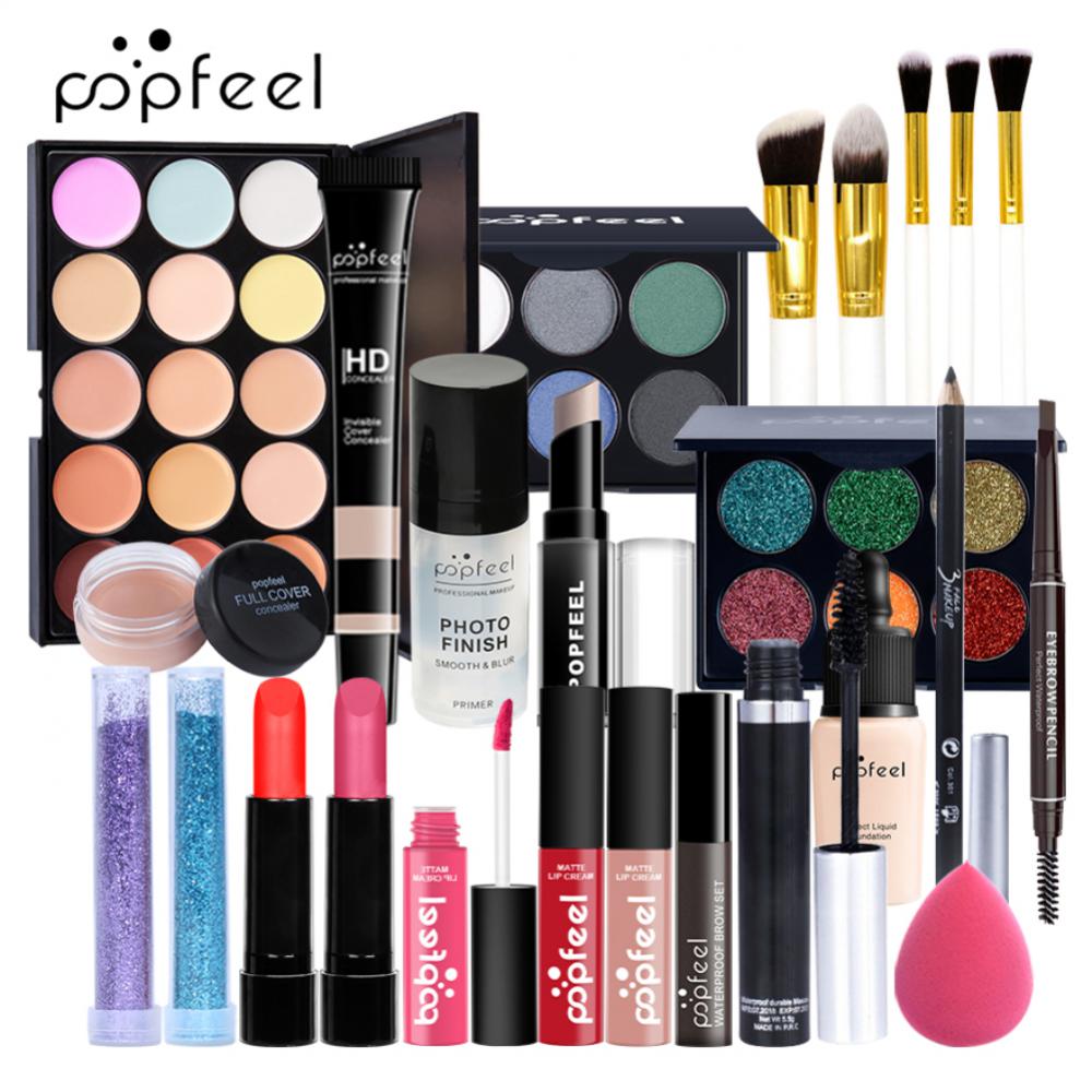 All In One Set All In One Makeup Set Eyeshadow Palette/ Lip Gloss/Concealer/ Eyeliner ...