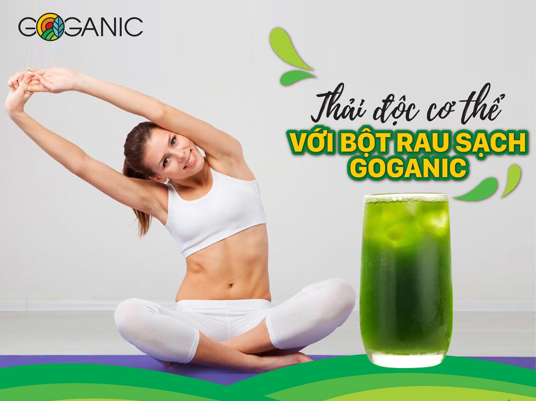 Bột Rau Má GOGANIC