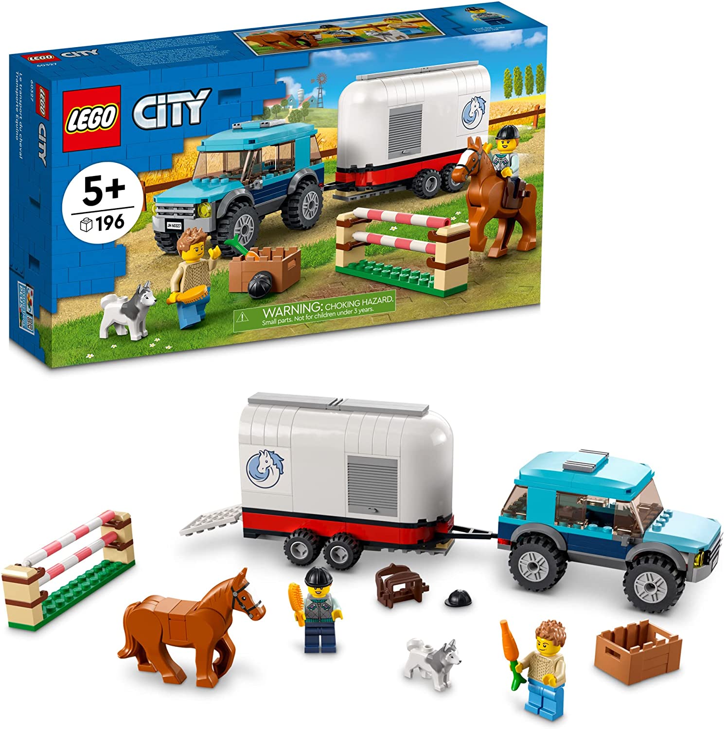 Brick4u - lego city - 60327 - horse transporter