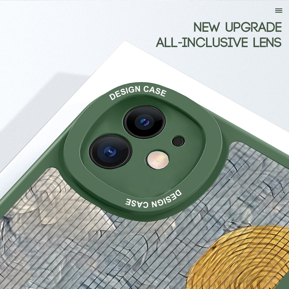 Hontinga for Huawei P30 P20 Pro P30 Lite Nova 4E Back Cover PU Leather Sun and Trees Phone Case Soft Silicone Edge Mobile Cover. 